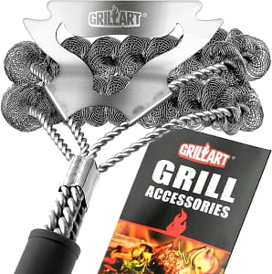GRILLART 17 inch Grill Cleaning Brush and Scraper Bristle Free