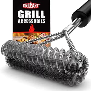 GRILLART Grill Brush Bristle Free Wire Combined BBQ Brush